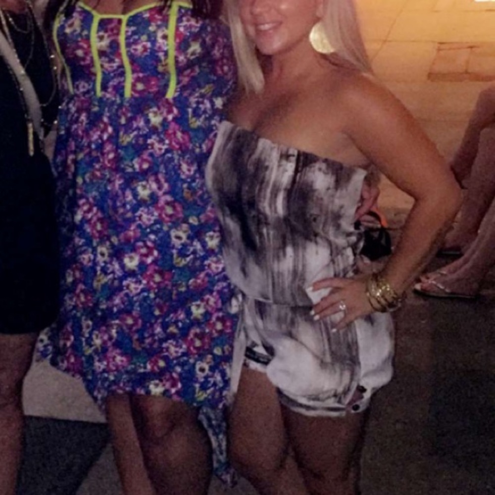 Adorable strapless romper